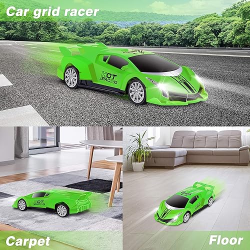 Miniatura 6 de Auto a control remoto 24 GHz a escala 118 auto a control remoto para niños y niños con luces LED frías autos RC Hobby juguetes de cumpleaños para