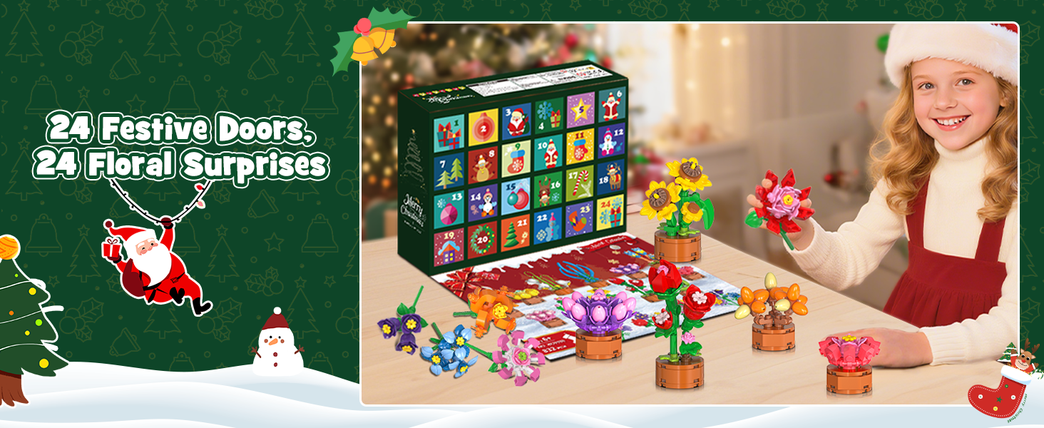 Calendrier De L'Avent 2025 Pour Enfants, Calendrier De L'Avent 24 Jours Blocs Arbre De Noel Cadeaux De Noel Pour Garcons Et Filles 98590710