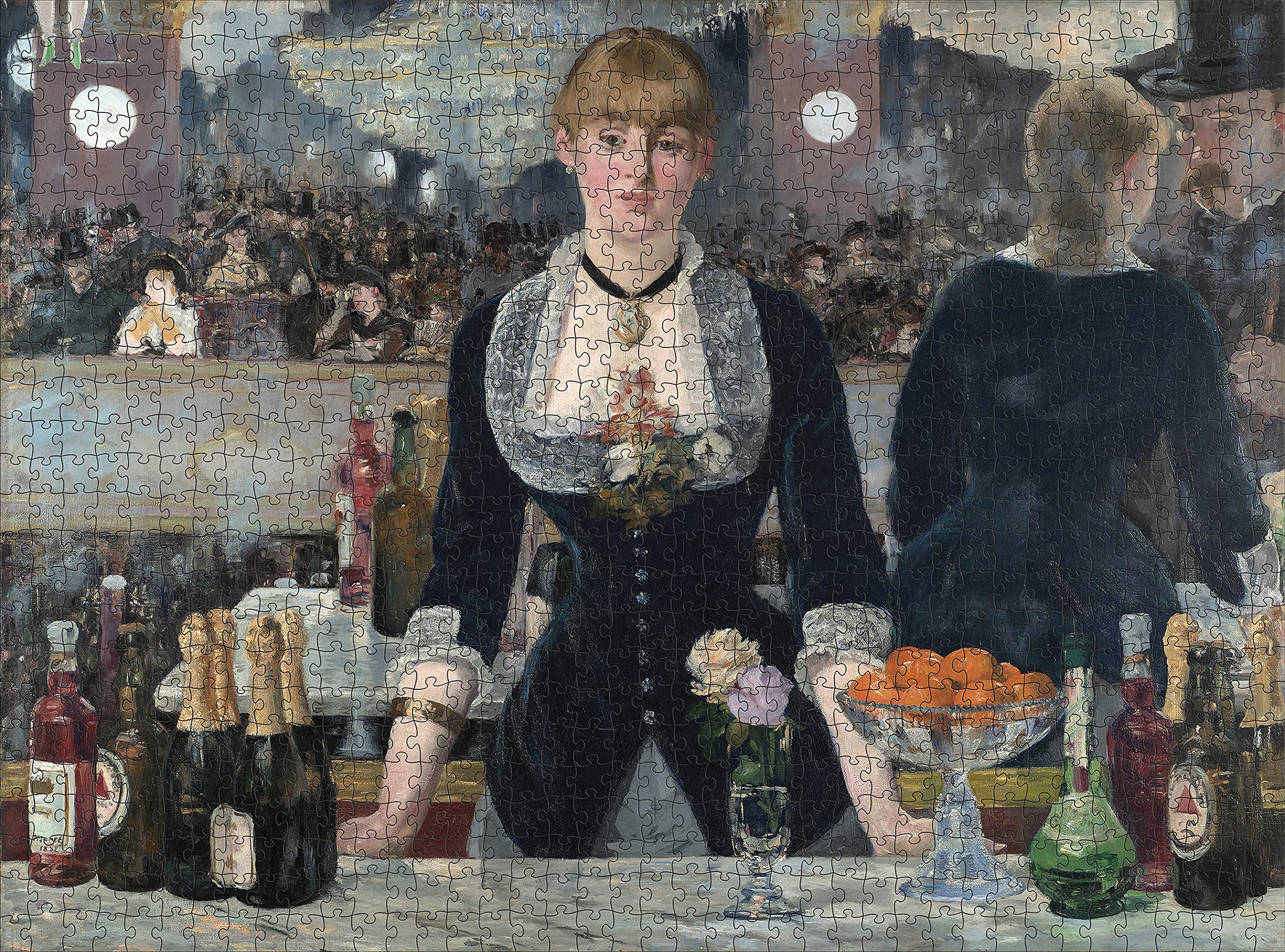 Pomegranate 1000-Piece Jigsaw Puzzle for Adults, Edouard Manet's A Bar at The Folies-Bergere, Matte Finish, Snug Fit - Image 3
