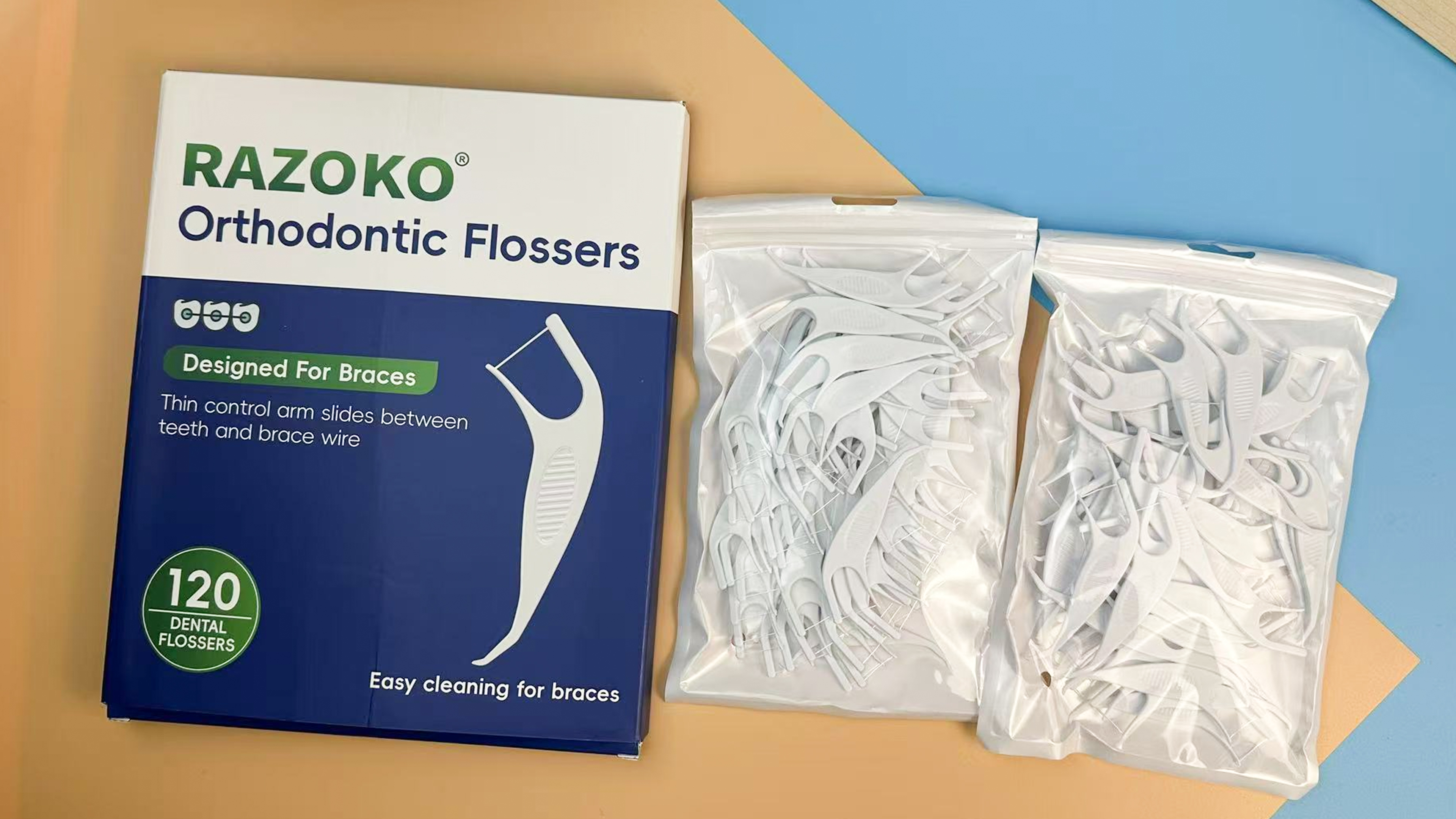 Amazon.com : RAZOKO Orthodontic Flossers for Braces, Ortho Dental