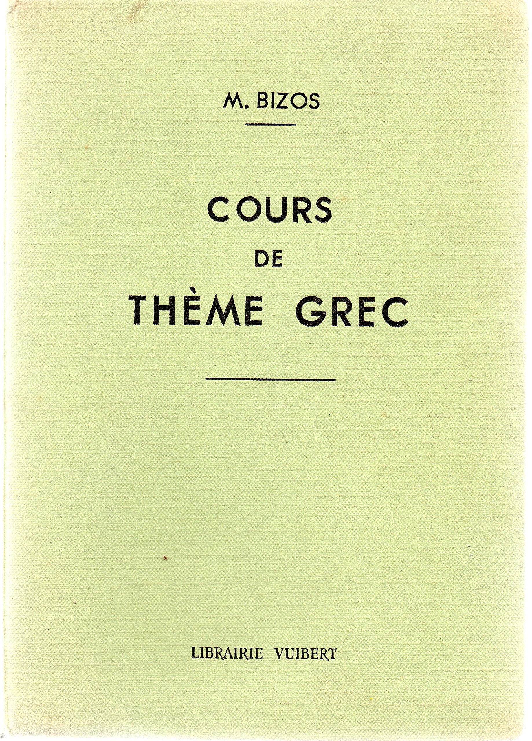Cours de thème grec: Avec 50 thèmes complets intégralement corrigés