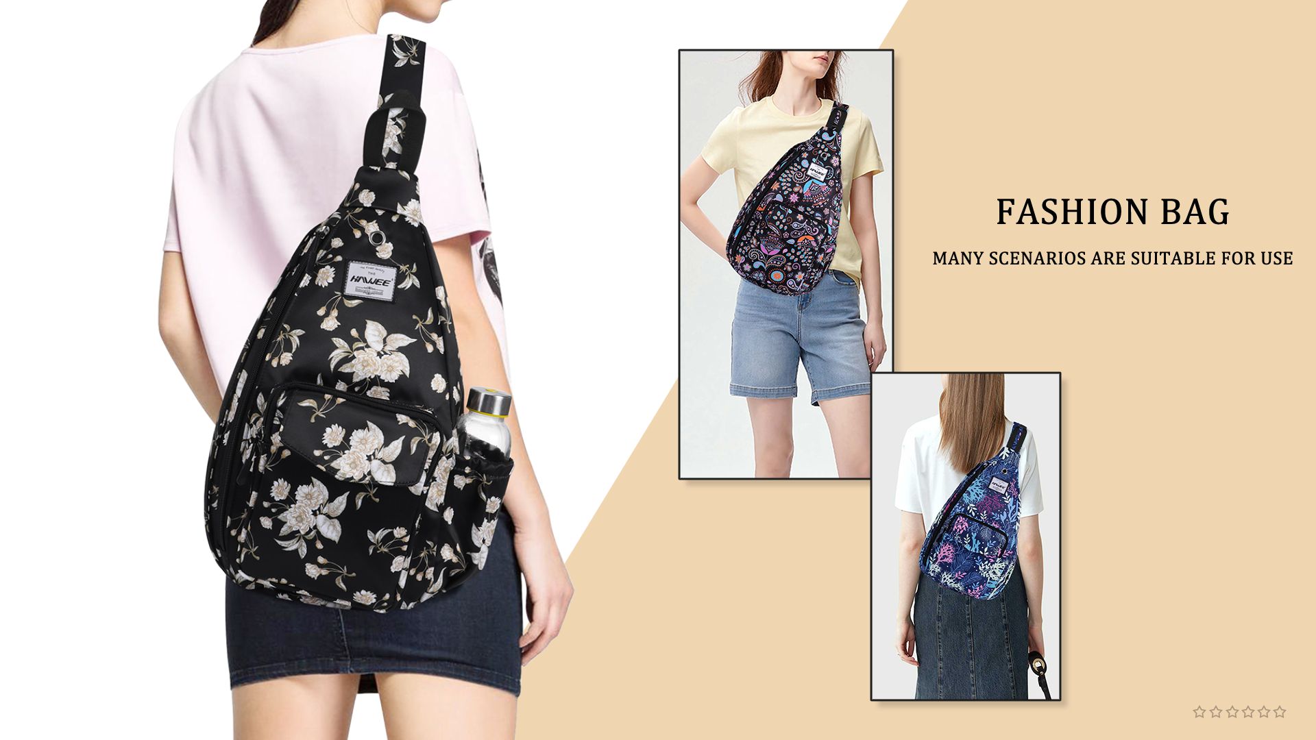 Amazon.com | HAWEE Crossbody Sling Bag for Women One  display picture 1