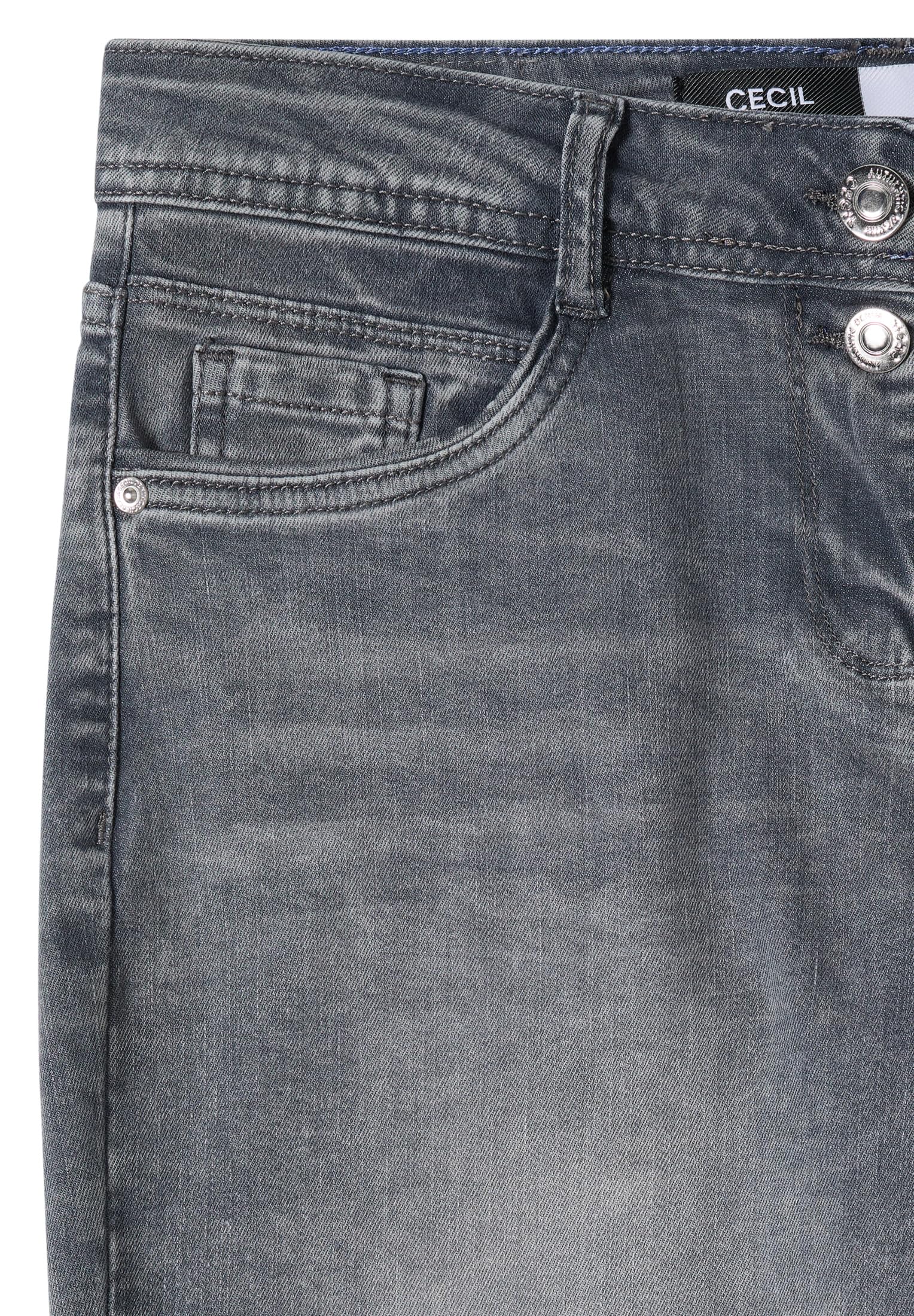Cecil Damen High Waist Wide Leg Jeans im Loose Fit 3817750