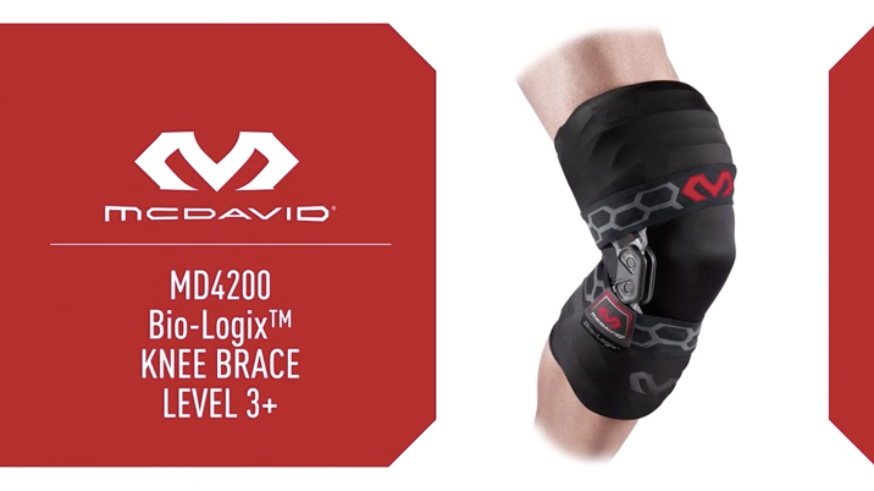 Mcdavid Unisex's Bio-Logix Knee Brace, Black, Small : Amazon