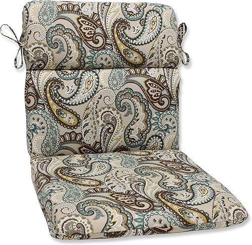Pillow Perfect - Cojín para exteriores o interiores, diseño de cachemira, para banca, para mecedora