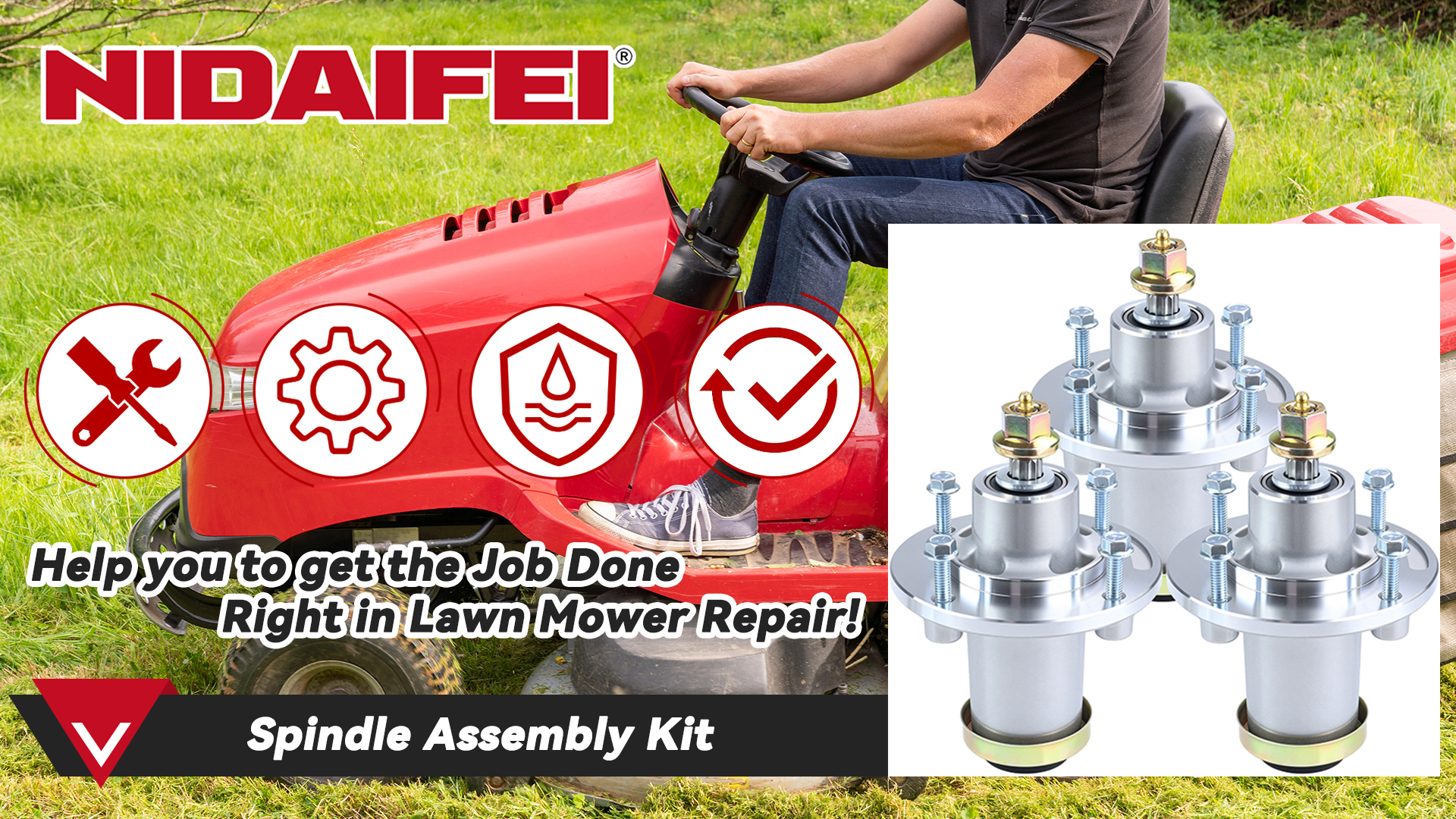 Amazon.com : NIDAIFEI 3 Pack 539112170 Mandrel Assembly Replaces