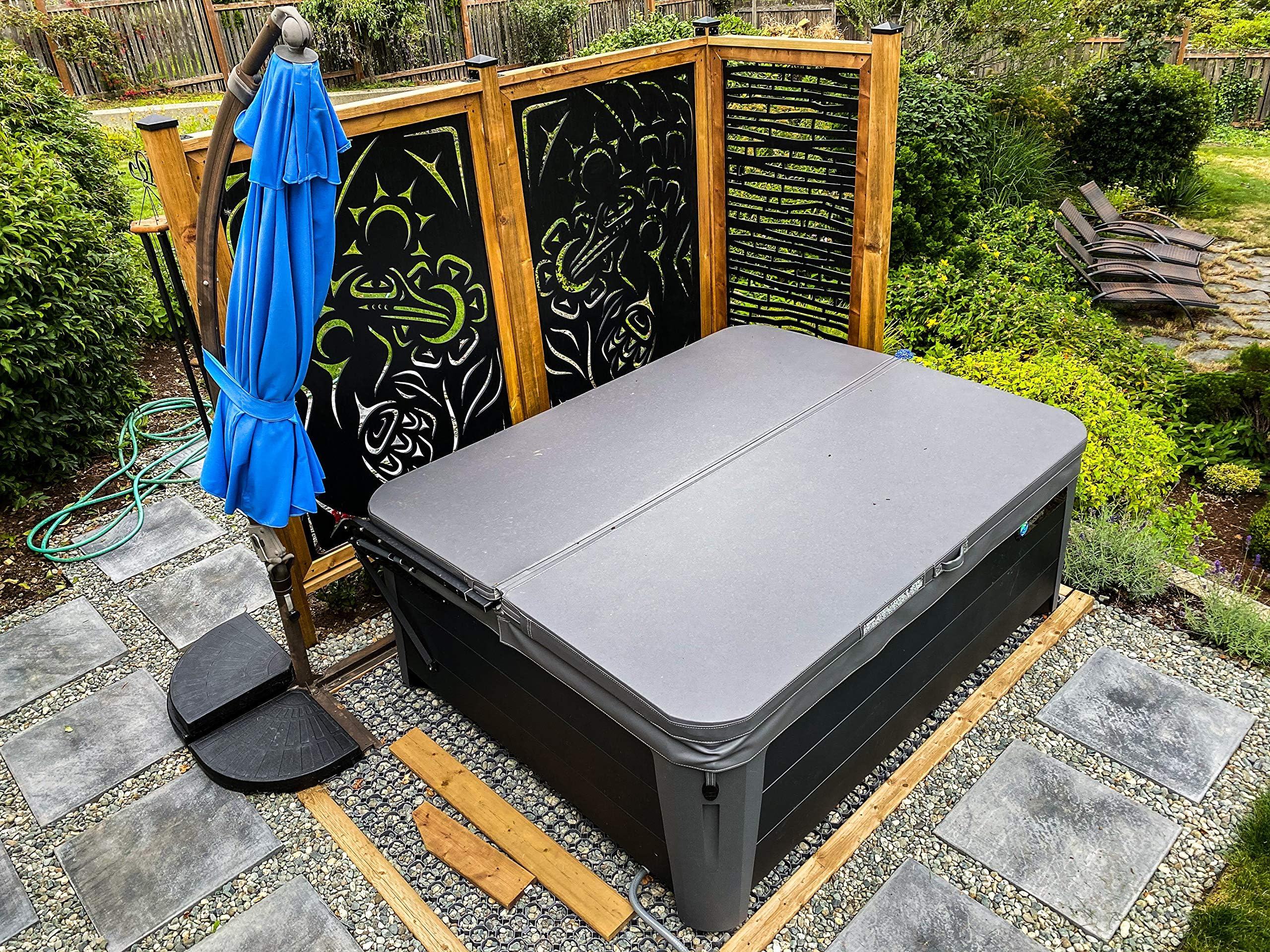 CORE Hot Tub Foundation Kit – 62 sq.ft. Coverage| Creates a Stable Gravel Support Base for Your Hot Tub, Spa, Jacuzzi or Patio | DIY Friendly, Lightweight and Durable | No More costly Concrete Base!!