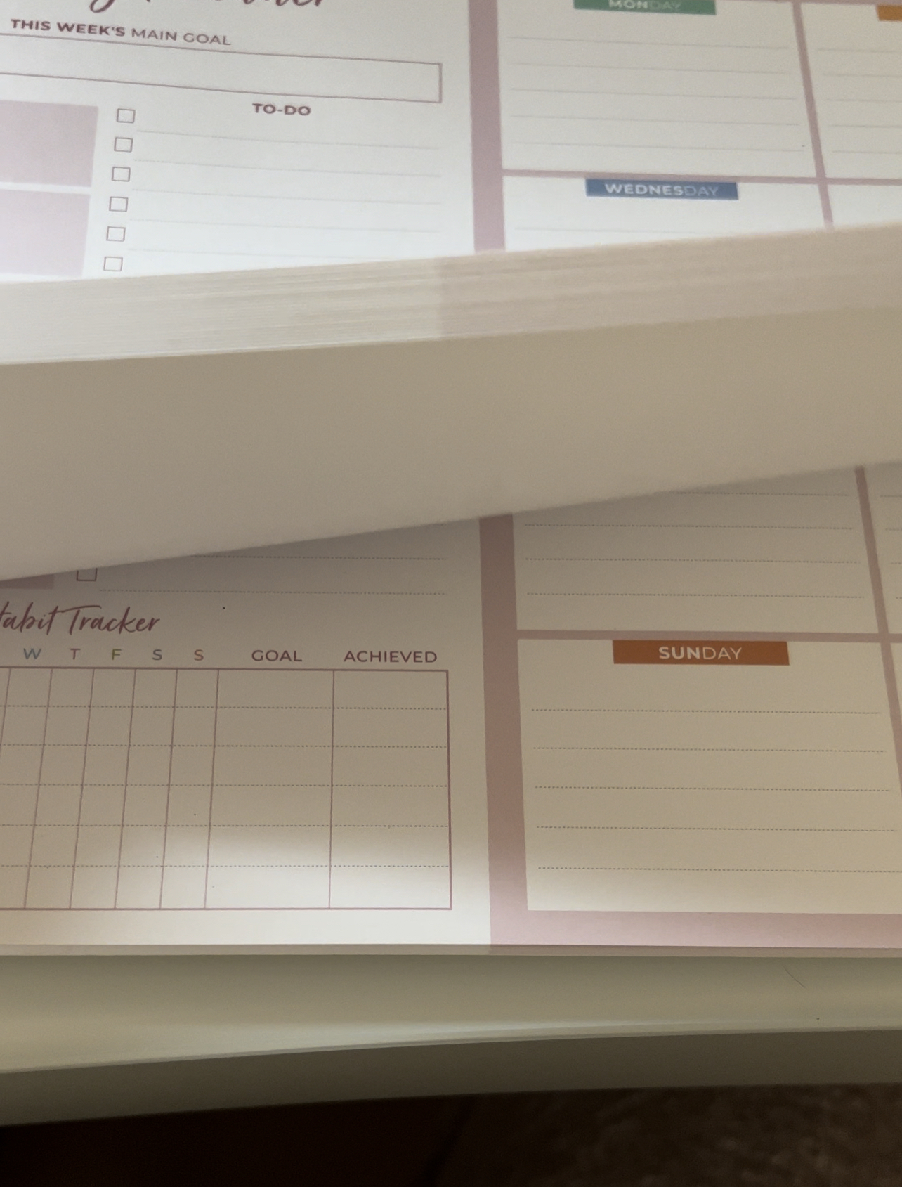 Honest review of weekly planner 