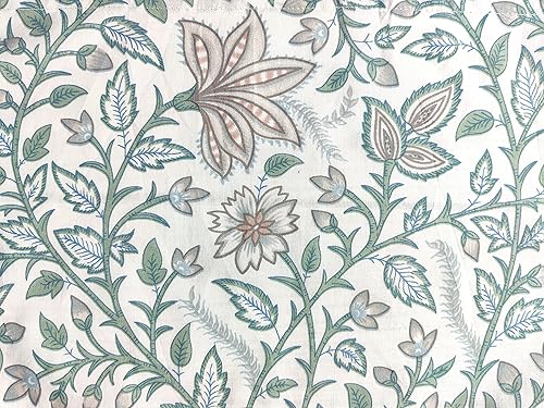 Miniatura 8 de AVKA Studio Paquete de manteles de algodón acanalado y servilletas con estampado de algodón, paquete de 6 unidades, color verde topo