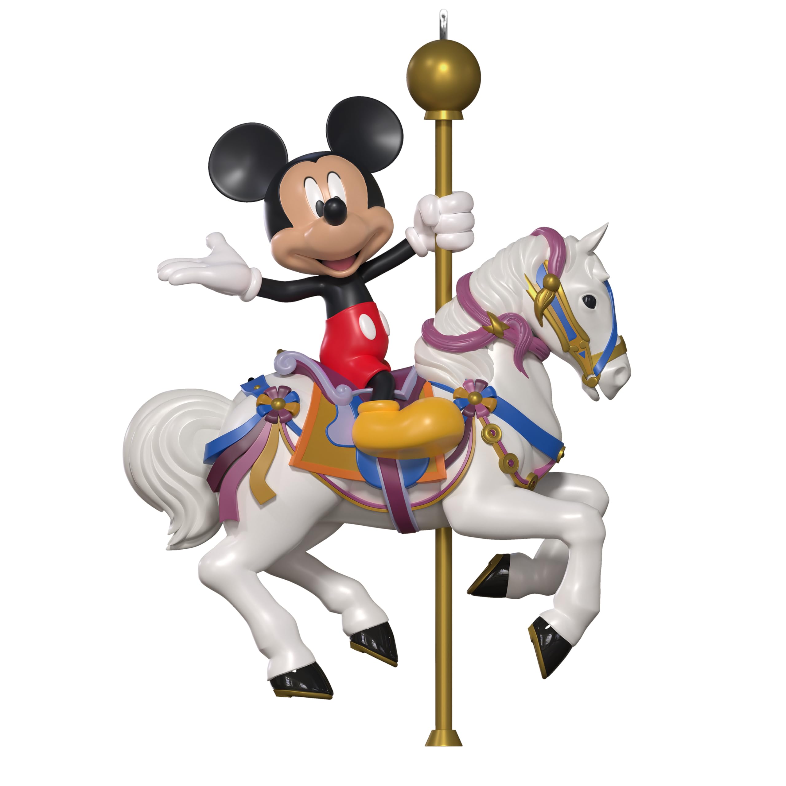 hallmark keepsake disney christmas ornament, disneyland king arthur carrousel ride around the kingdom, gifts for disney fans
