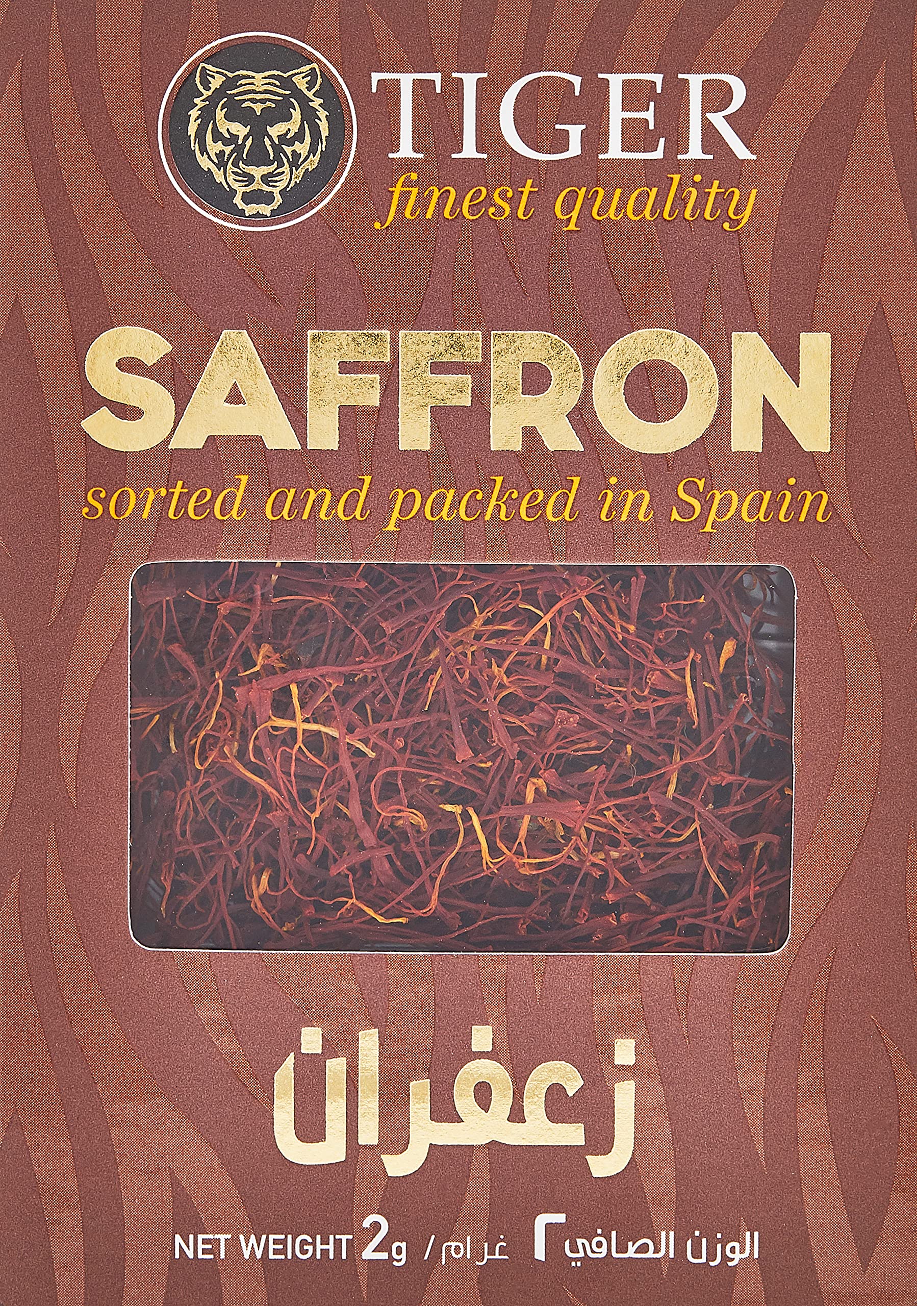 Tiger Saffron Spanish Box, 2 Gm