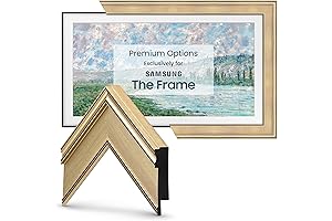 Deco TV Frame for 55-inch Samsung The Frame TV in Champagne by Frame My TV