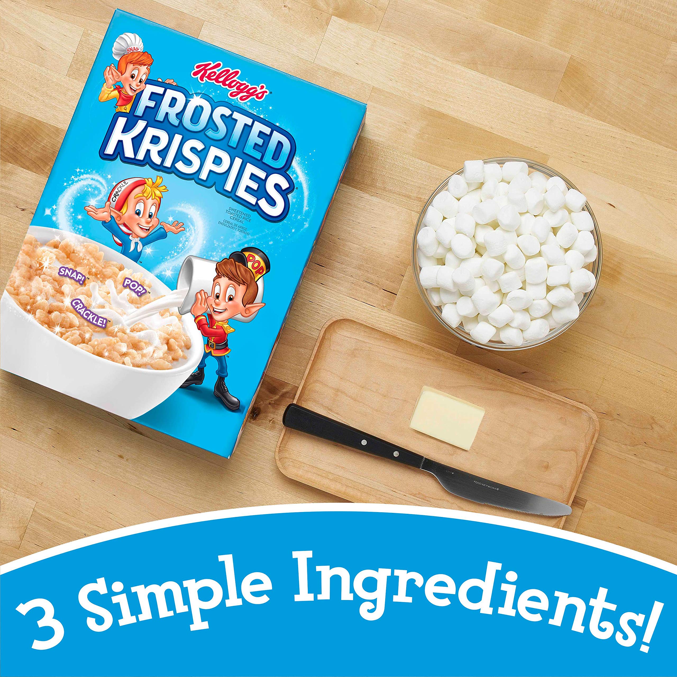 Kellogg's Frosted Krispies Breakfast Cereal, Kids Snacks, Baking