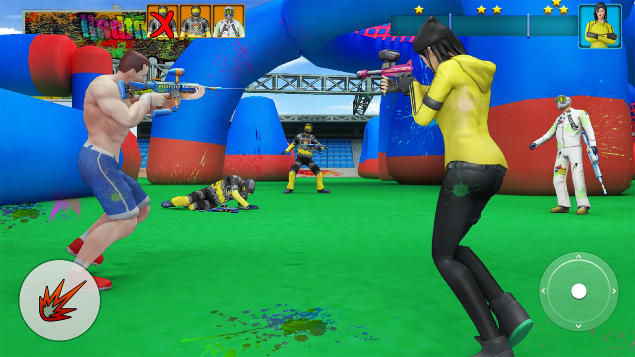 Paintball Shooting Arena War Zone Tactical Military Commando Warrior