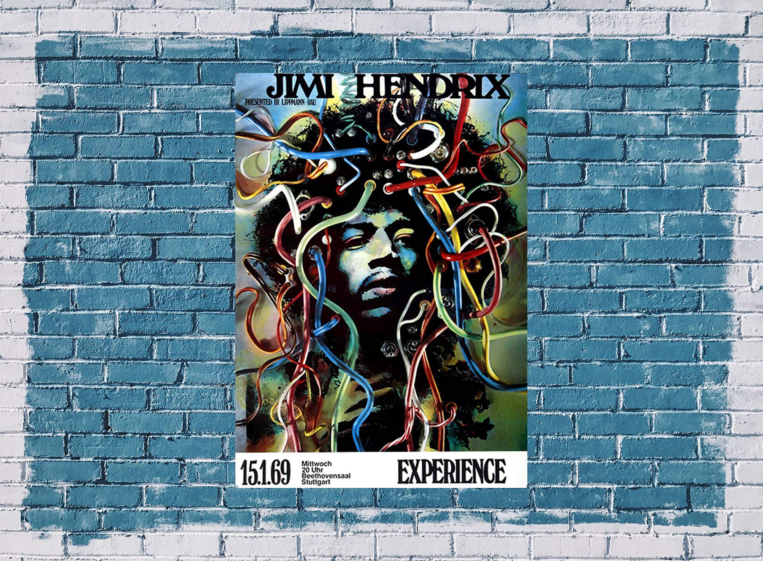 Jimi Hendrix - Electric Ladyland 1969 - Poster, Concertposter