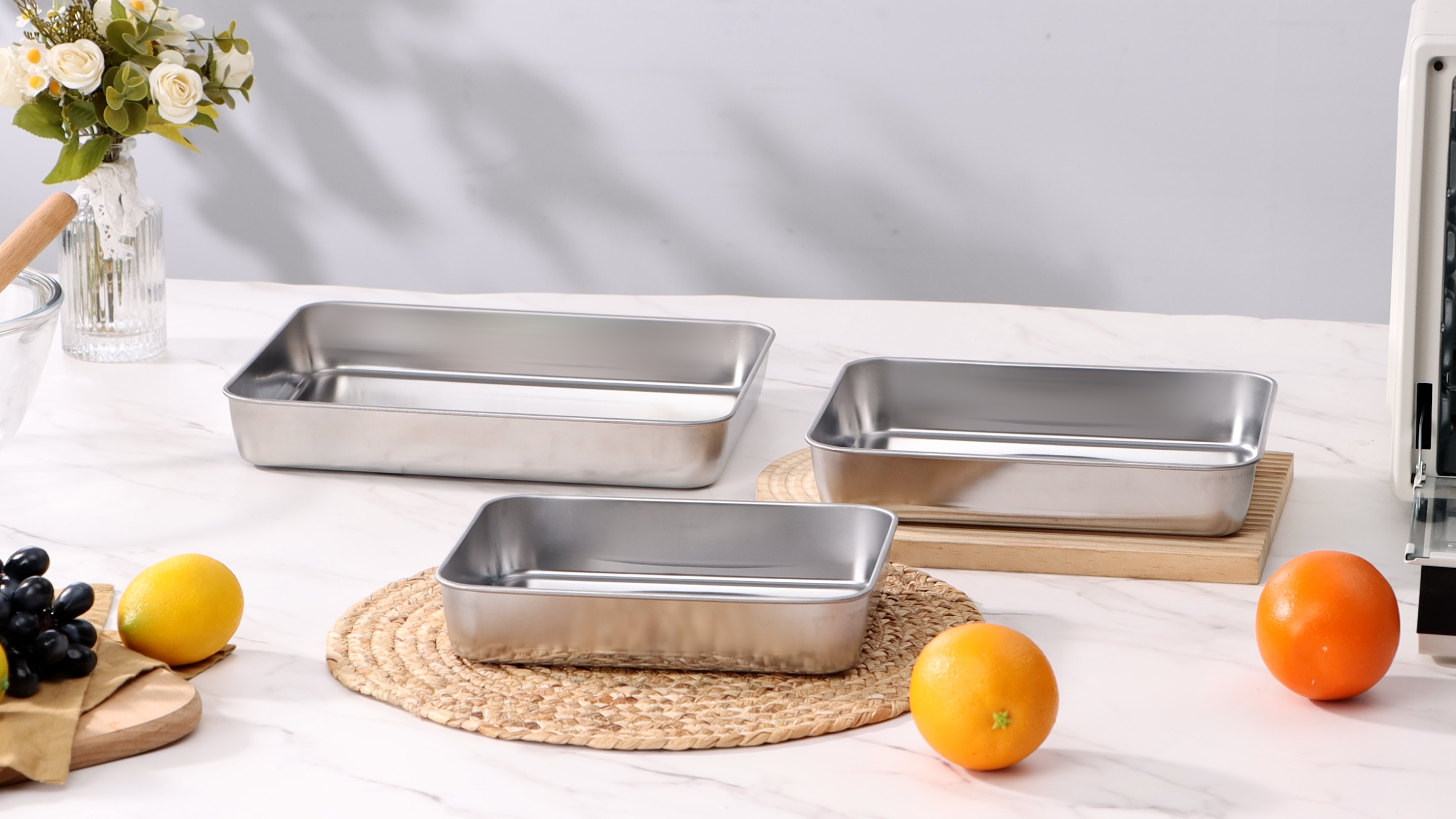 Amazon.com: TeamFar Lasagna Pan, 12.3'' x 9.75'' x 2'', Stainless