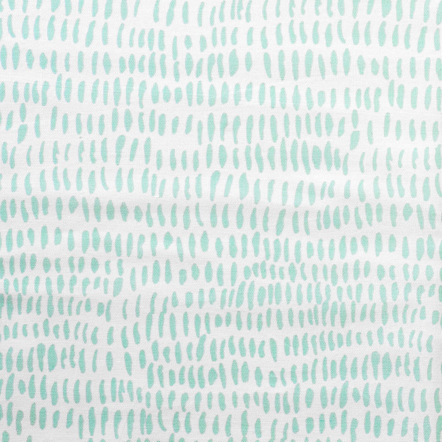 WELSPUN BASICS Theo 100% Cotton Percale Printed Sheet Set | Deep Pocket King Sheets | Aqua Blue | Classic Percale Weave | Luxuriously Soft | Durable Bed Sheet Set | Oeko-Tex Certified |Made in Green