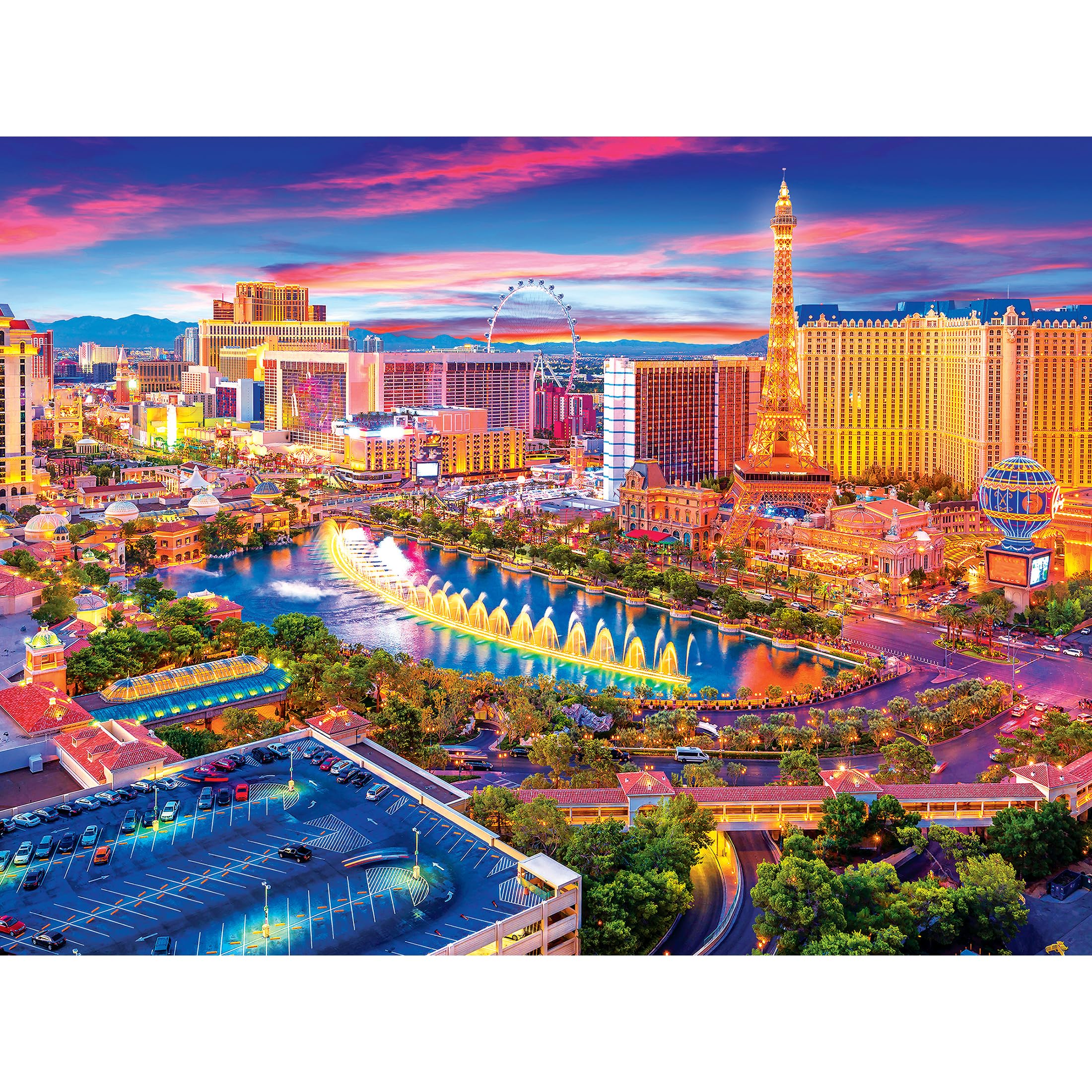 Kodak Premium Puzzles Las Vegas Strip 550 pc Jigsaw Puzzle