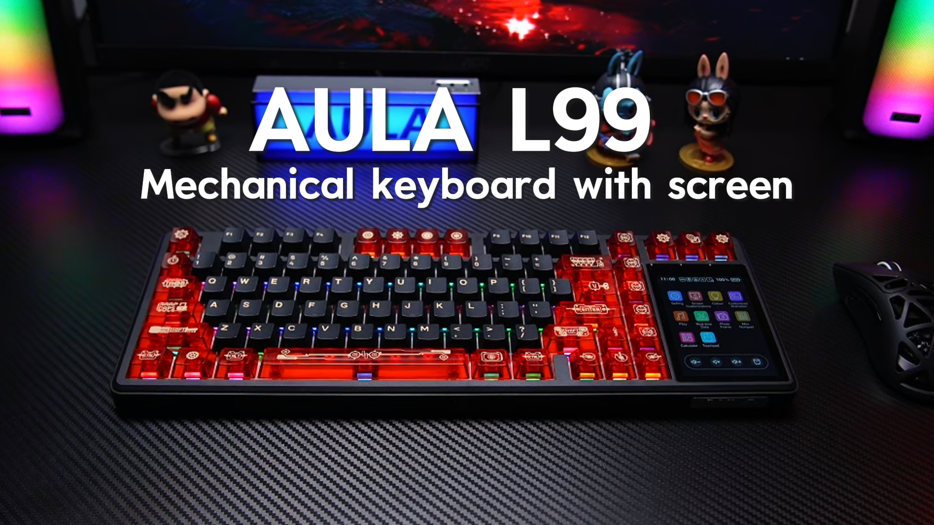 Amazon.com: Aula L99 Wireless Mechanical Keyboard with Smart Touch