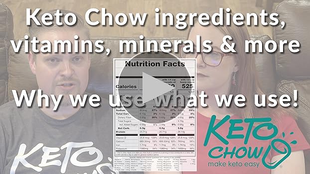 Amazon.com : Keto Chow Chocolate | Keto Meal Replacement ...
