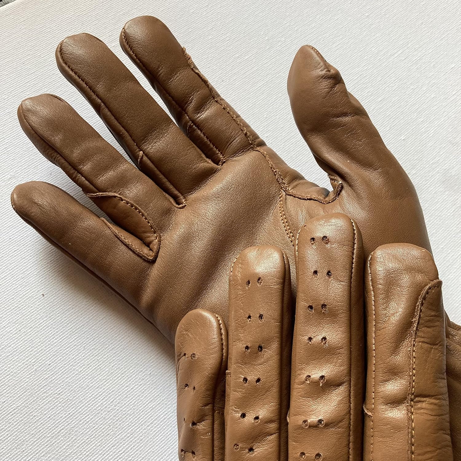 Ladies Horse Riding Gloves 100% Real Leather Brown, Beige, TAN & Black Women Equestrian Gloves