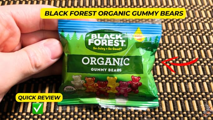 Amazon.com: Black Forest Organic Gummy Bears, 65 Pk. Net Wt