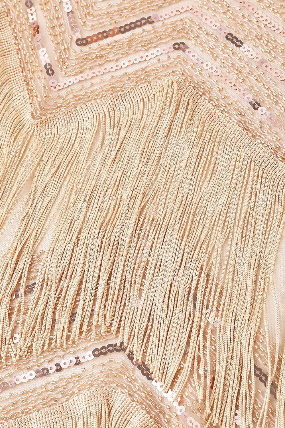 BABEYOND Gatsby Shawl Wrap for 1920s Evening Party Night Cape for Women Bridal Sequin Capelet - Image 5