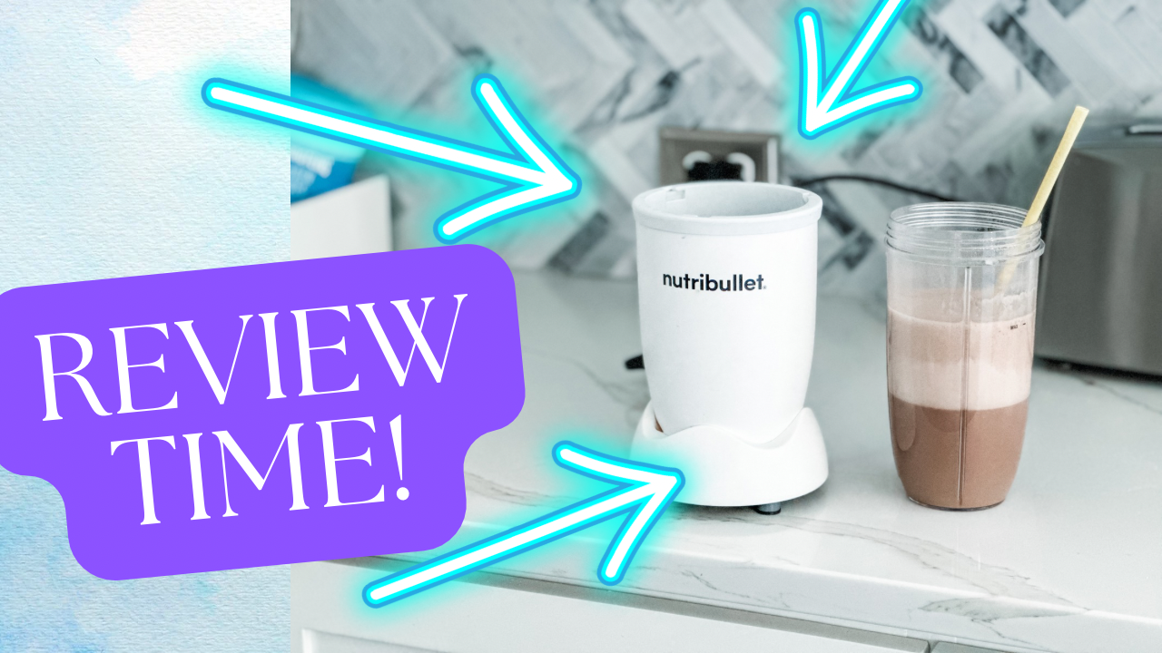 NutriBullet Pro 900-Watt Blender components including motor base, cups, and blade assembly