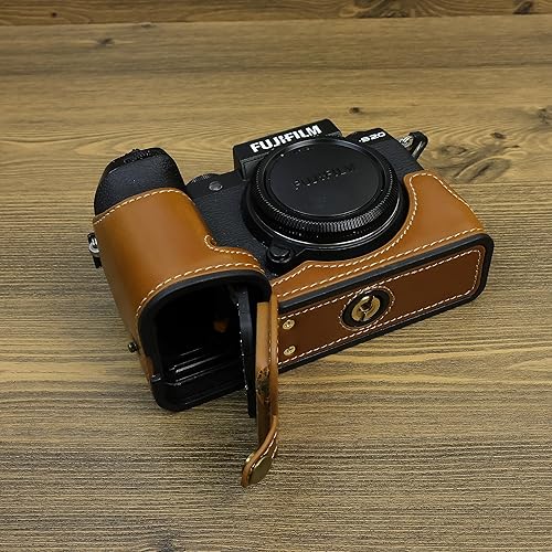 Miniatura 9 de X-S20 - Funda hecha a mano de piel sintética para cámara de cuerpo completo para Fujifilm Fuji X-S20 XS20 con lente de 0.591-1.772 in 1.378 in