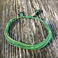 Vista 2 de Rumi Sumaq Nautical Rope Bracelet for Men, Women & Kids - Waterproof Hand-Knotted Adjustable Pull Tie - Martha’s Vineyard Island Map, Sailor Rope &