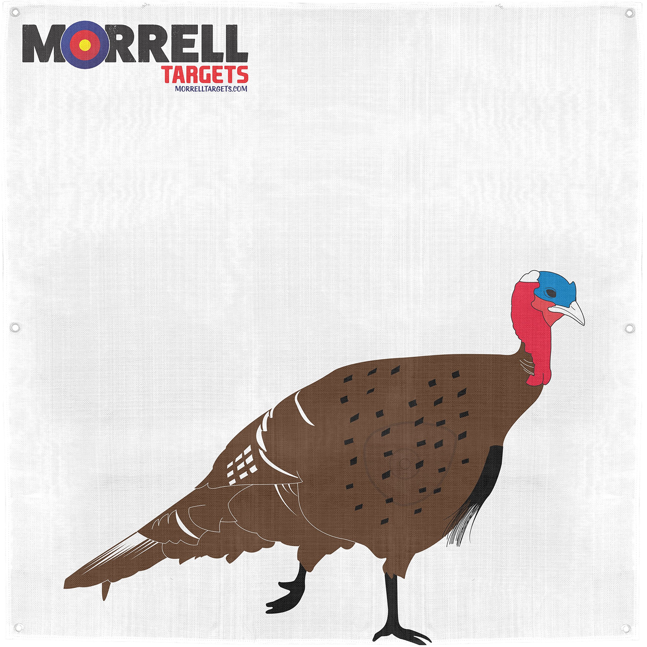 Morrell Actual NASP/IBO 3D Full Size Turkey Polypropylene Archery Target Face with Grommets, Multi, (Model: 814)
