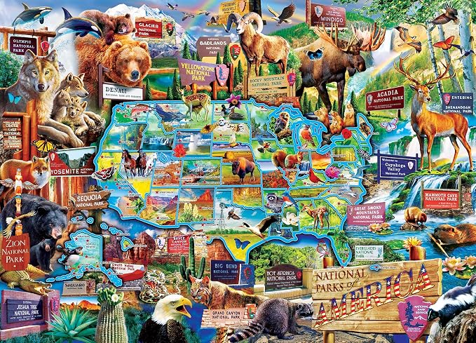MasterPieces Puzzle 1000 piezas National Parks USA miniatura 4