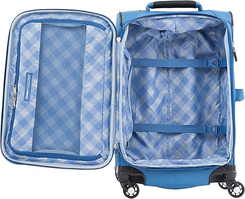 Miniatura 63 de Travelpro Maxlite 5 - Juego de 2 piezas de equipaje de mano de tela, expandibles con 4 ruedas giratorias, bolso blando para debajo del asiento, Negro