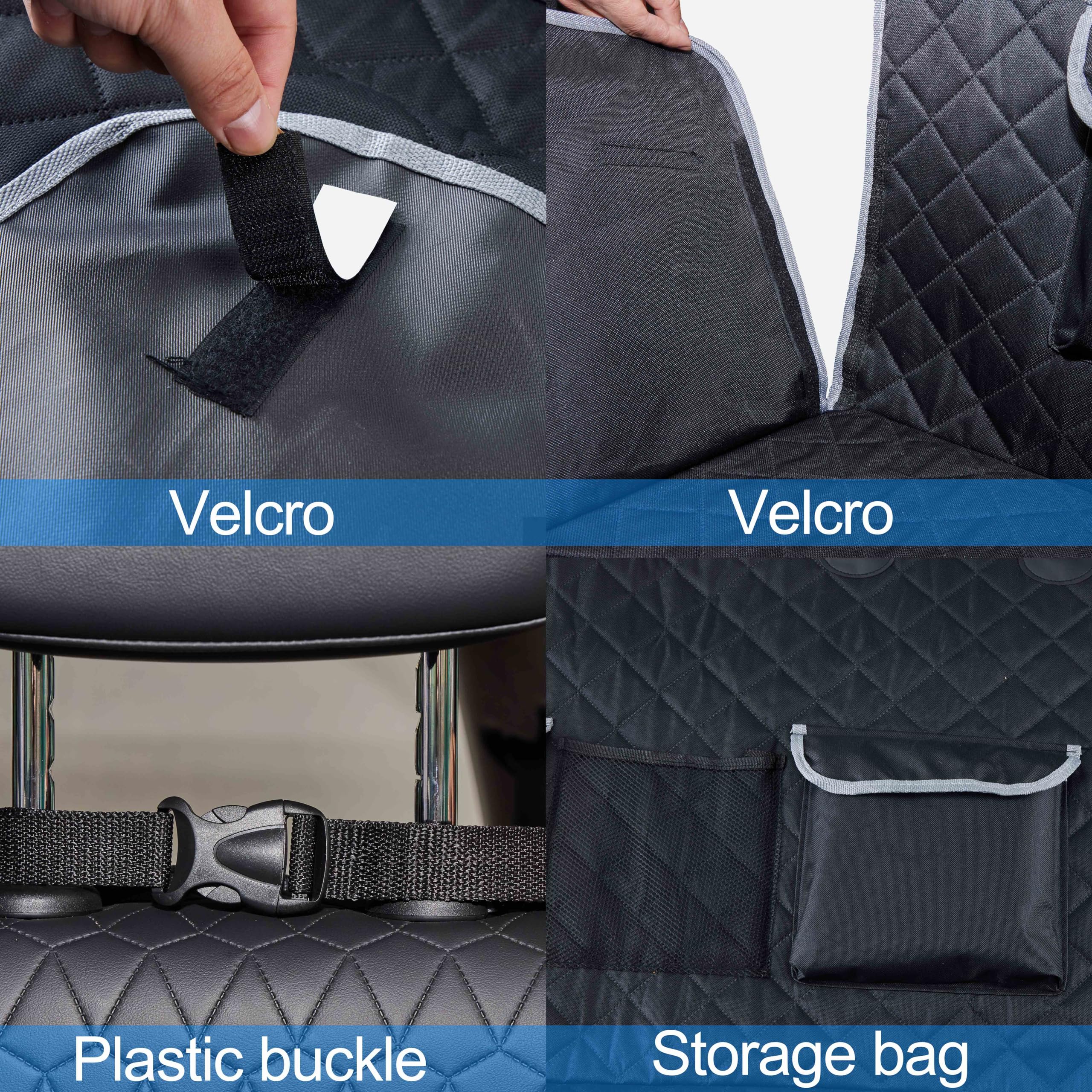 Rinling Protezione per il bagagliaio dell'auto, coperta universale per cani per il bagagliaio dell'auto, tappetino di protezione per il bagagliaio ideale con borsa di stoccaggio per SUV