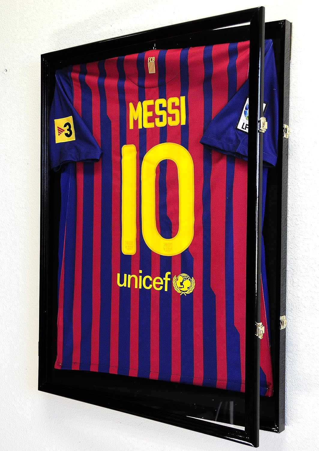 98% UV Protection - Baseball/Football/Basketball/Soccer/Hockey Jersey Display Case Shadowbox Wall Mount