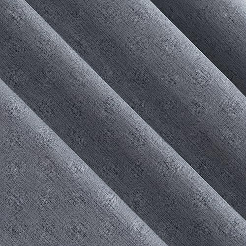 Miniatura 4 de Sun Zero Jules - Cortina opaca total con bolsillo para barra, 40 x 63 pulgadas, color azul