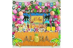 Hawaiian Luau Party Decorations Tropical Luau Theme Aloha Party Pack 171pcs