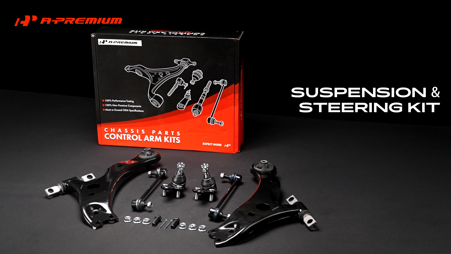 Amazon.com: A-Premium 6Pcs Suspension Kit, Lower Control Arm