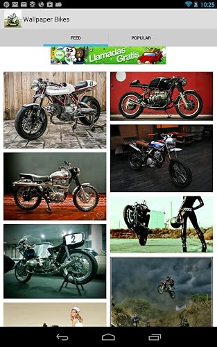 Wallpaper Motocyclette – vue 2
