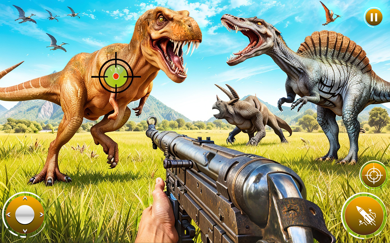 Wild Dino Hunting Gun Simulator Sniper Shooting Games - App on the ...