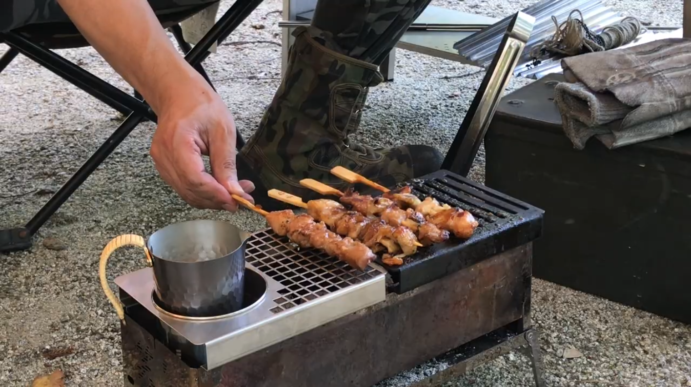 笑's Sho's B-6 Kun, Japanese compact charcoal Grill 