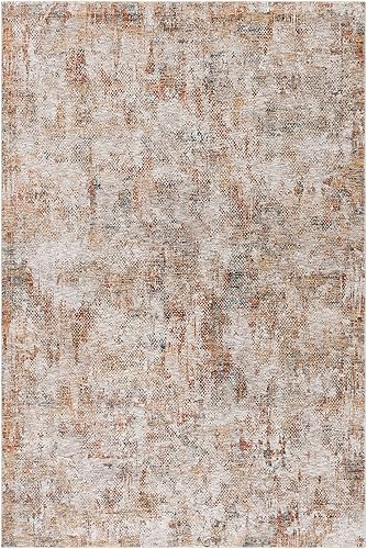 Miniatura 3 de Safavieh Silverado Collection SVD104A - Alfombra abstracta moderna y contemporánea de 9 x 12 pies color marfildorado