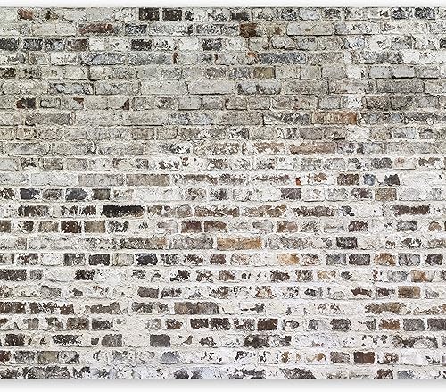 artgeist Mural de pared Ladrillos de imitación de 157 x 110 pulgadas, papel tapiz no tejido XXL, decoración de pared de vellón, impresión