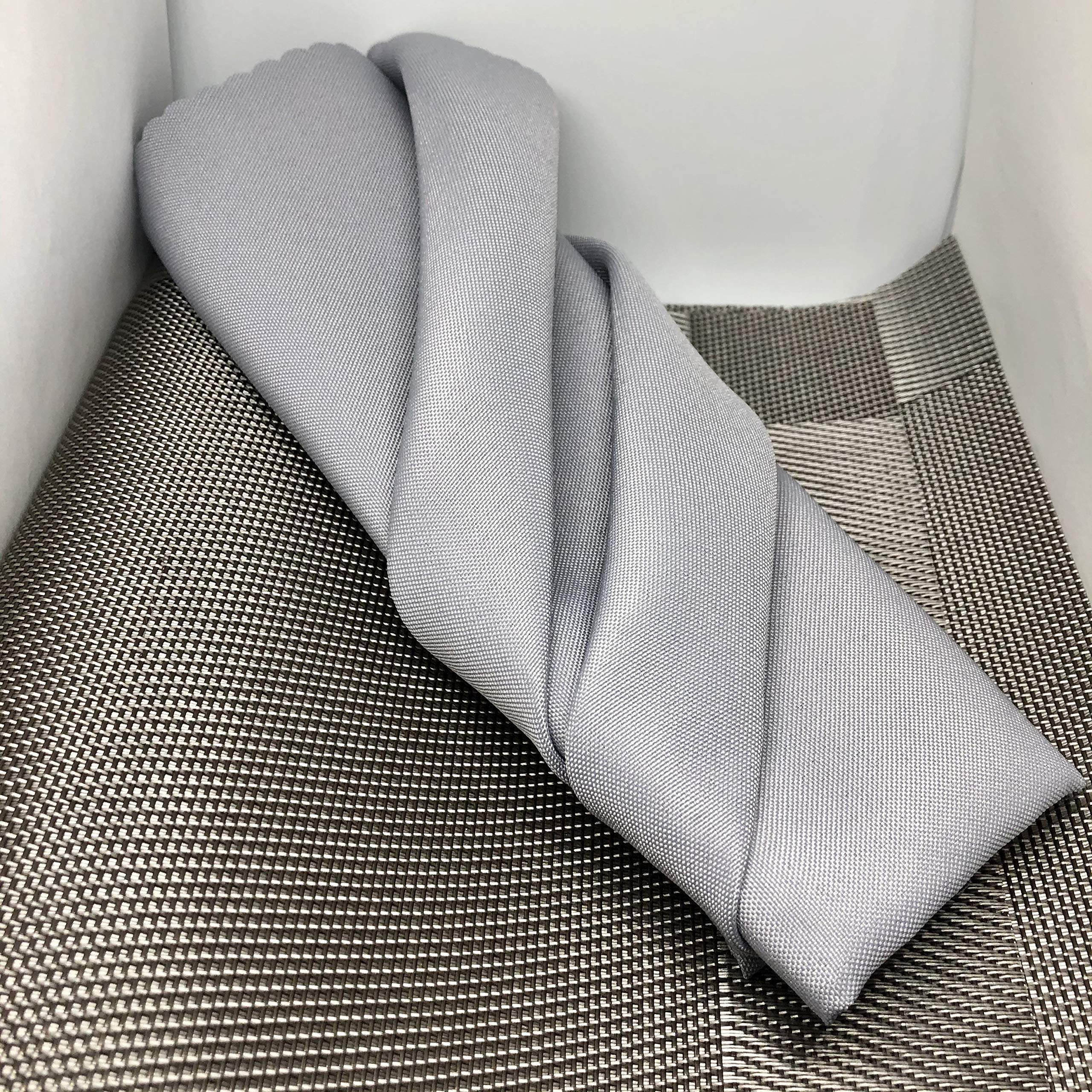 by OBS Polyester Woven Non-Slip Placemat & Polyester Napkins! Perfect for Giving You Dining Room or Kitchen an Elegant Look for Daily use, Parties, Dinners, and Wedding Receptions! (Gray, 6)