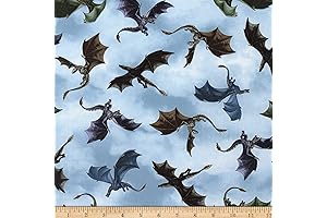 Timeless Treasures Fabric: The Last Dragon