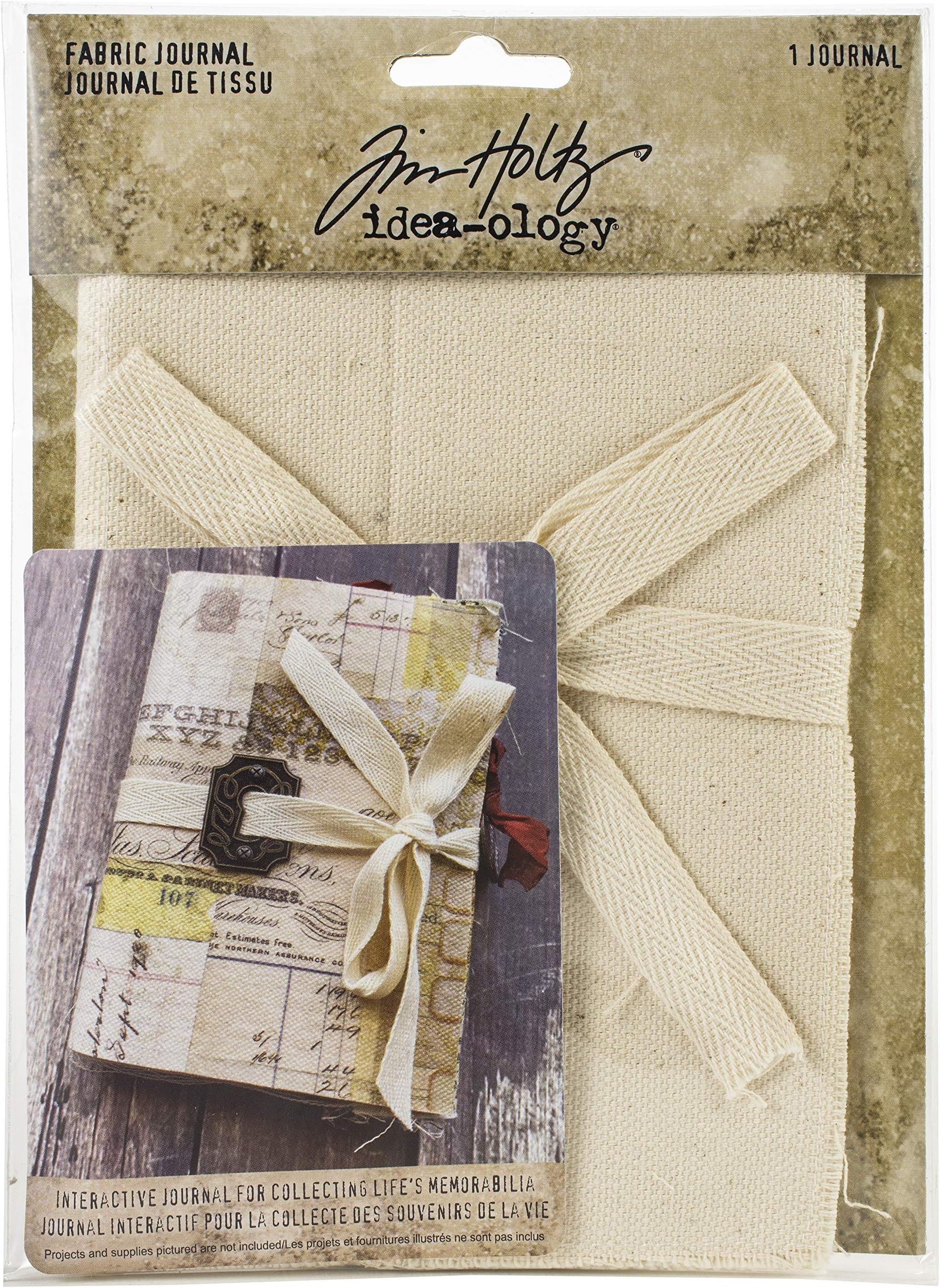 Tim Holtz - Advantus Fabric Journal 1/PKG, One Size, TH94029