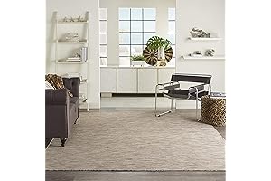Nourison Positano 10x8 Cream Area Rug - The Perfect Choice For Modern Homes
