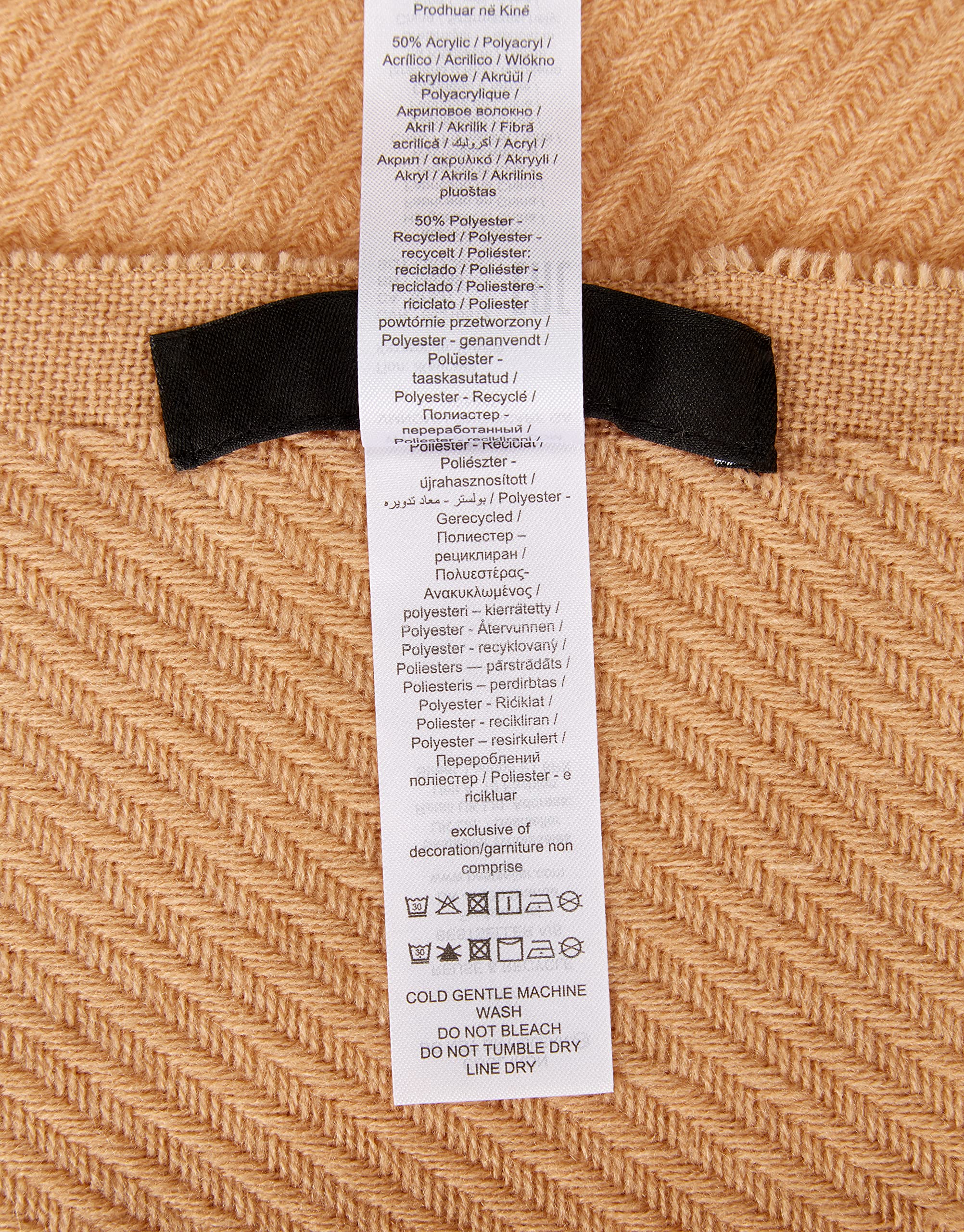 Damski szal VMNOMI Long Scarf GA, Tan, One Size