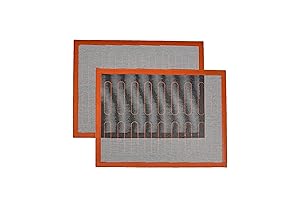 Amazon Basics Non-Stick Silicone Pastry Mat for Eclair Baking