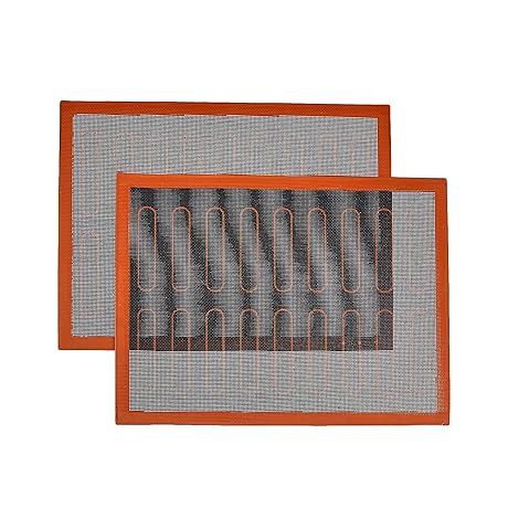 Amazon Basics Non-Stick Silicone Pastry Mat for Eclair Baking